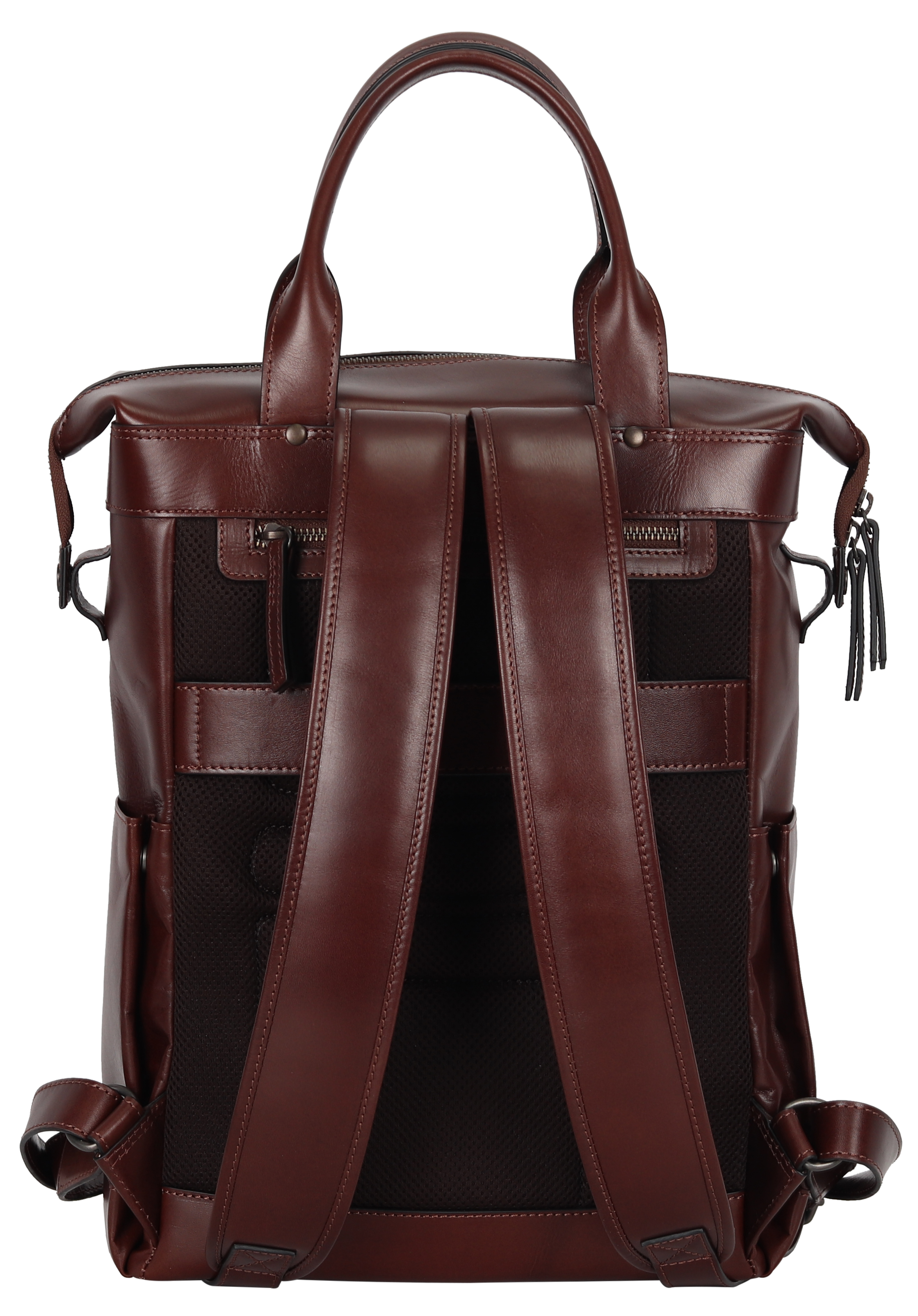 BOL Waxy Leather 2 Handle Backpack