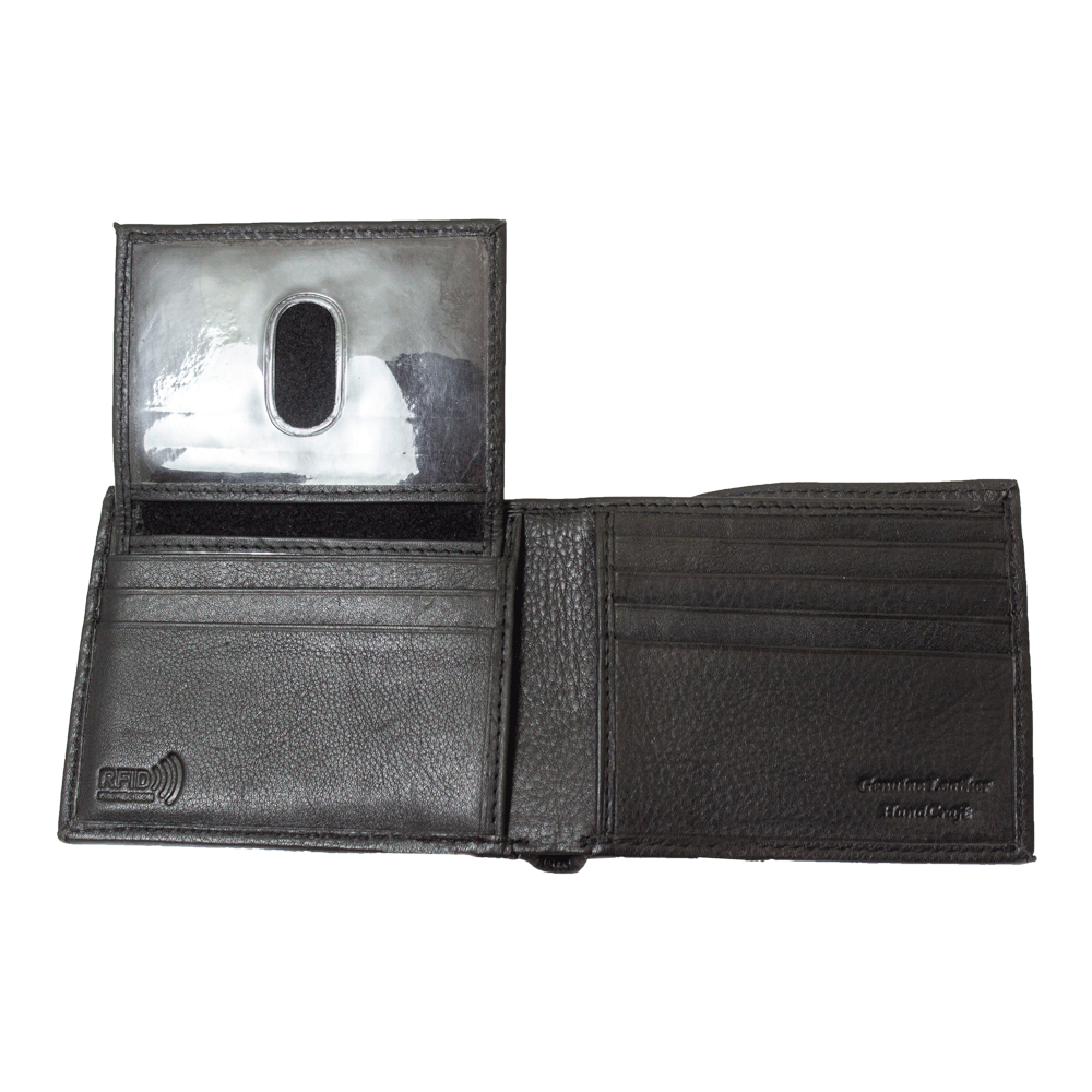 BOL Men's RFID Leather Bifold Wallet