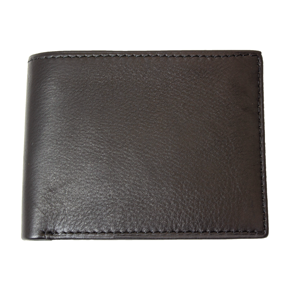 Men's RFID Flapup Leather Bifold Wallet 