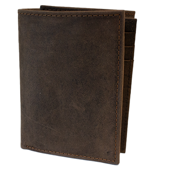 BOL Men's Centre Wing Trifold Leather RFID Wallet