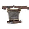 Open Road Small Distressed Leather Thigh Bag with Waist Belt