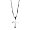 Open Road Stainless Steel Cross Chain Necklace