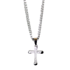Open Road Stainless Steel Cross Chain Necklace