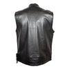 Men's Flannel Lined Leather Club Vest