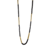 BOL Men's Two Tone Gold & Black Stainless Steal Chain
