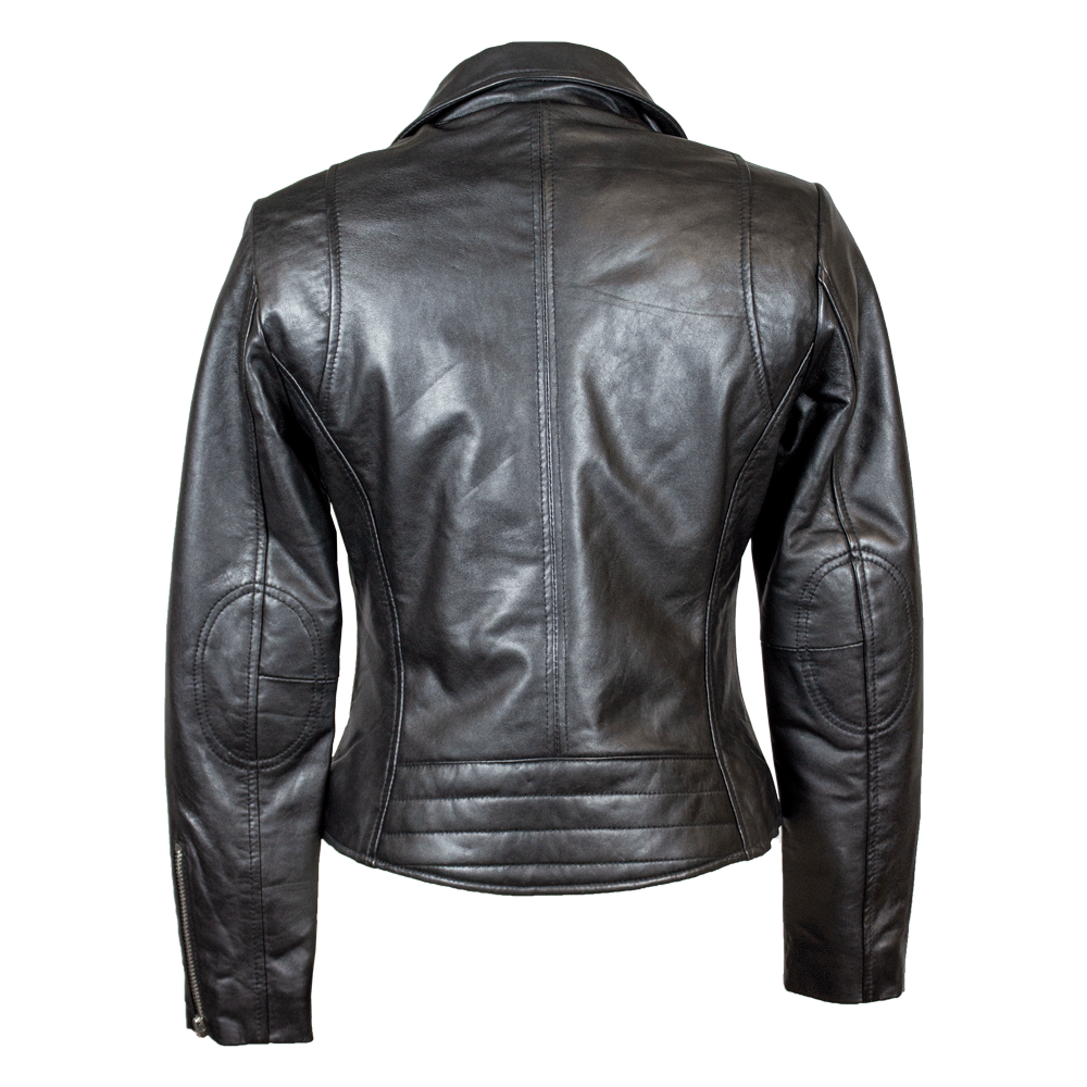 BOL Women's Biker Style Leather Jacket