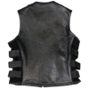 Women's Zip-Up Tactical Leather Vest