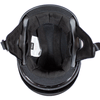 VOSS 707 Cruise Carbon Fibre Peak Half Helmet Matte Black