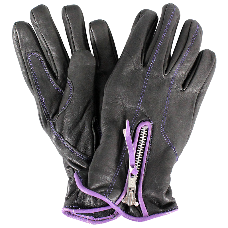 Open Road Women's Leather Motorcycle Gloves