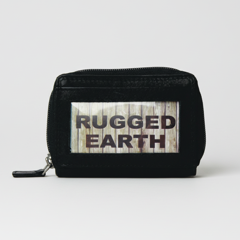 Rugged Earth Men's Leather Credit Card Wallet