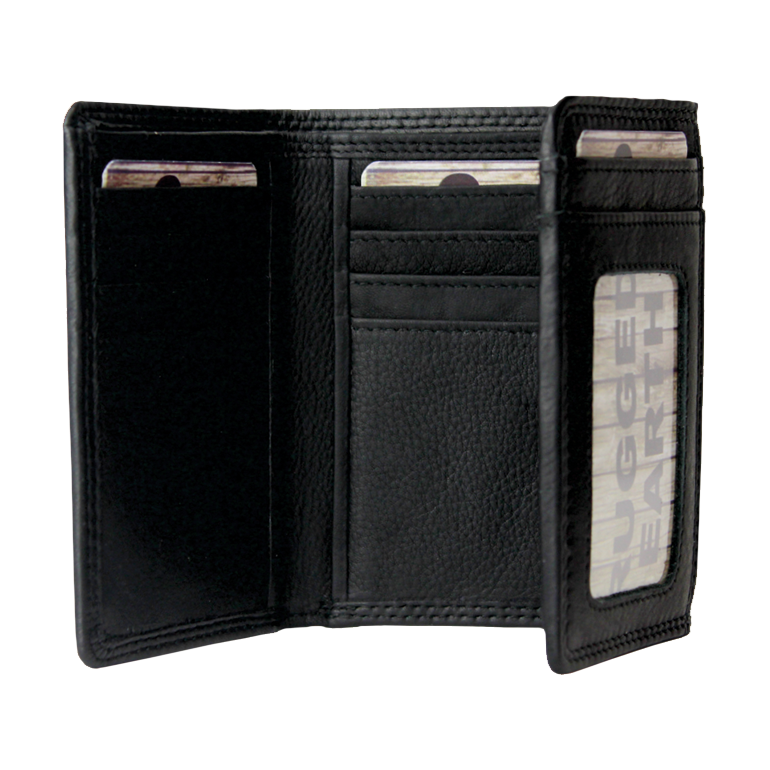 Rugged Earth Men's Trifold Leather Wallet