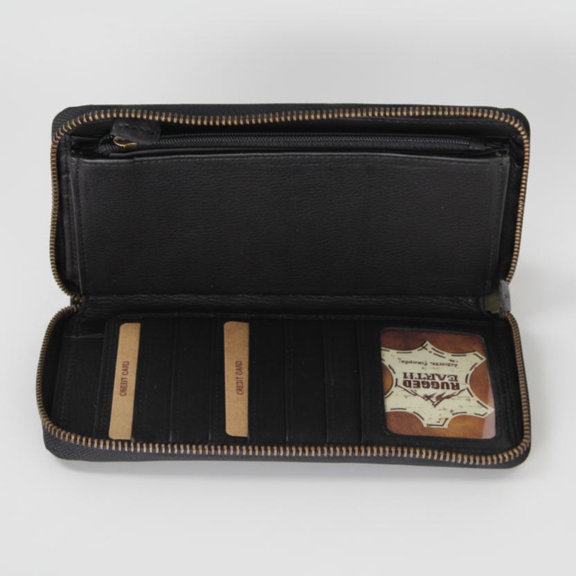 Rugged Earth Men's Zipper Wallet