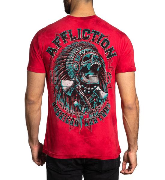 Affliction Men's Native Roar Short Sleeve Shirt