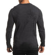 Affliction Men's  Thermal Art Of War Reversible Long Sleeve Shirt