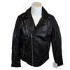 BOL Men's Classic Biker Look Zip up Leather Jacket