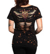 Affliction Women's Cortona Short Sleeve Shirt