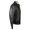 BOL Men's Full Zip Leather Bomber Jacket