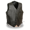 Milwaukee Leather Men's Side Lace Live to Ride Vest w/ Flying Eagle