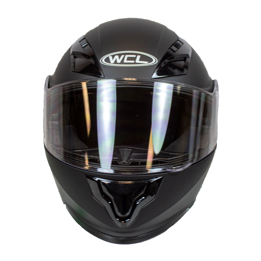 West Coast Leather Modular Full Face Motorcycle Helmet with Double Lens Visor