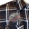 BOL Men's 'Headdress' Flannel Long Sleeve Shirt