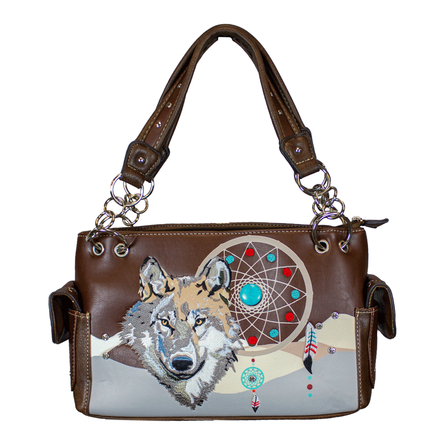 BOL Wolf Dream Catcher Handbag