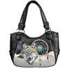 Women's Wolf Embroidered Tote Bag