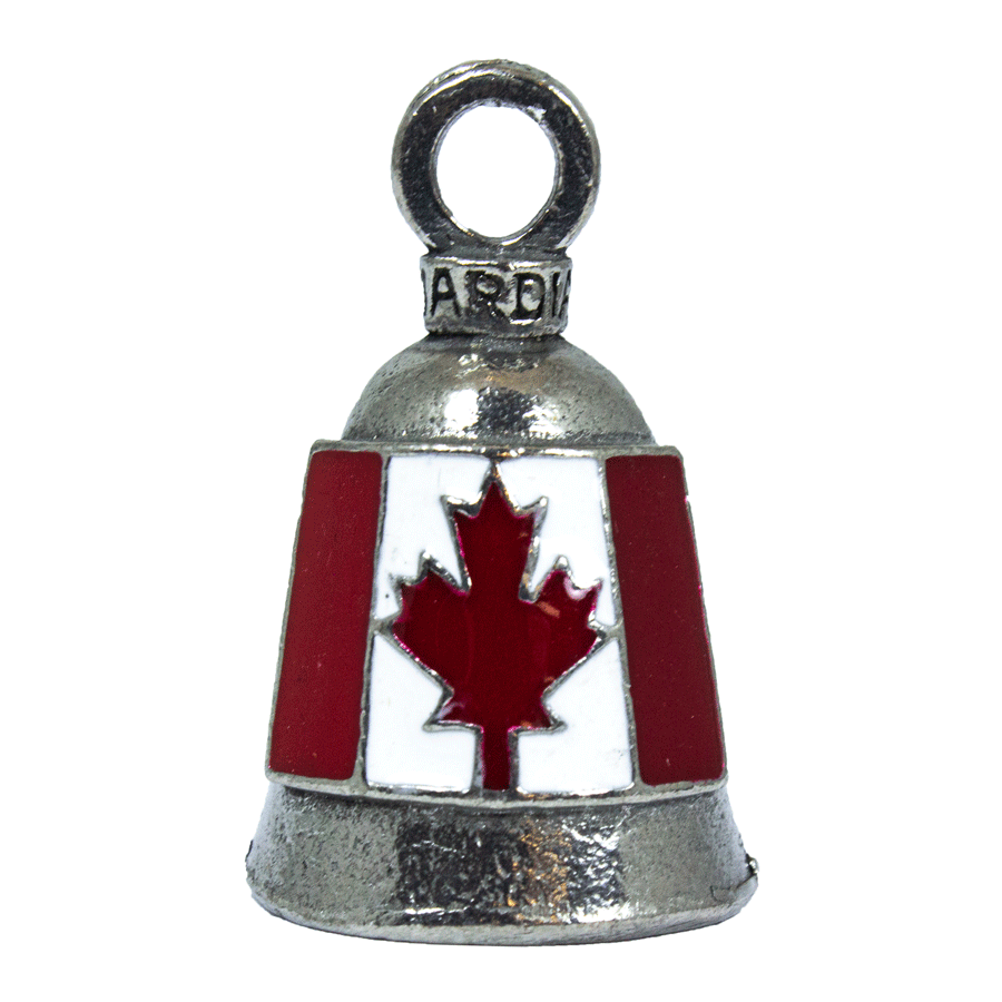 Open Road Canada Flag Motorcycle Guardian Bell