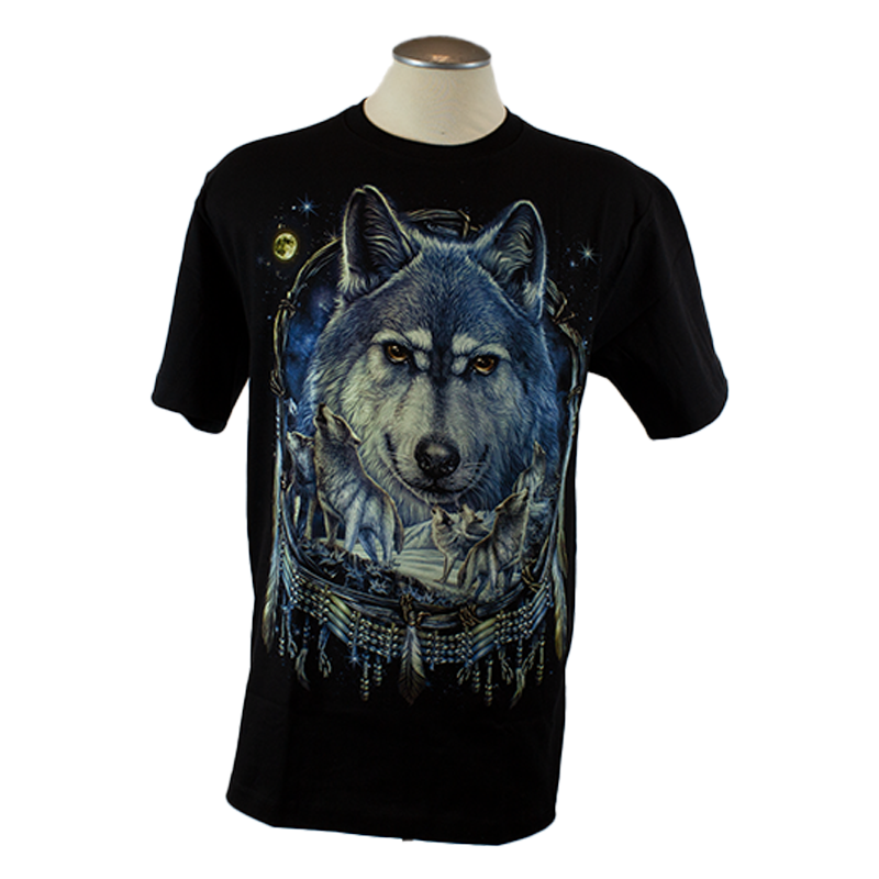 BOL/Open Road Men's Howling Wolf Head T-Shirt