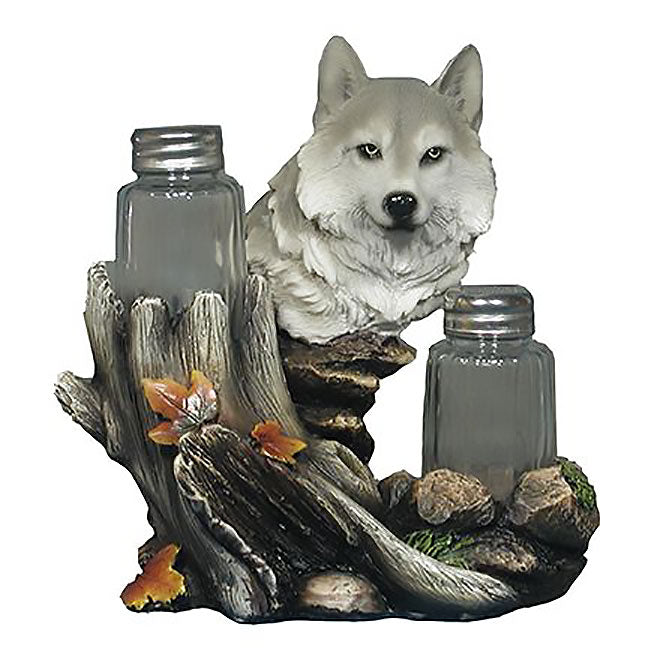 Wolf Seasons Salt & Pepper Shaker