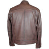 BOL Men's Classic Zip up Leather Jacket
