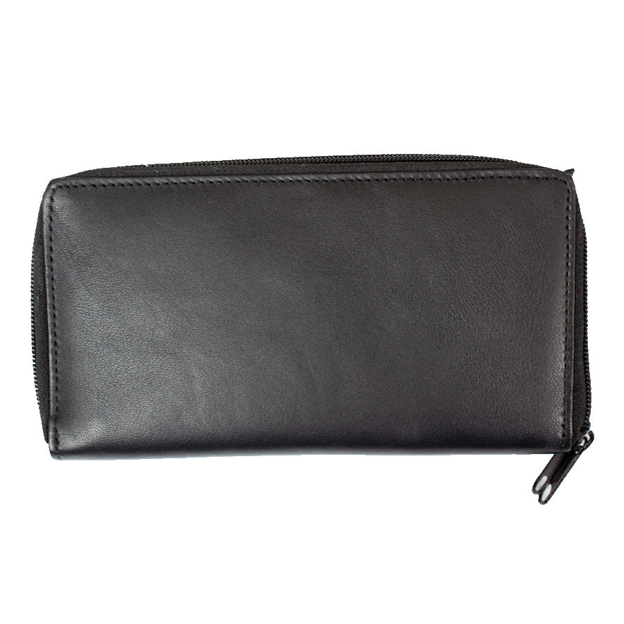 BOL Women's Zip Around Leather Wallet