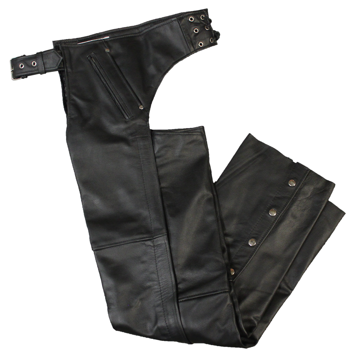 4 Pocket Premium Leather Chaps