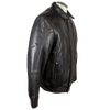 BOL Men's Double Pocket Leather Bomber Jacket