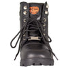 Women's Size Zip Lace Up Motorcycle Boots