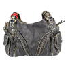 C&S Trading Leather 2 handle bag