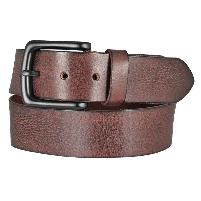 BOL Men's Plain Buffalo Leather Belt