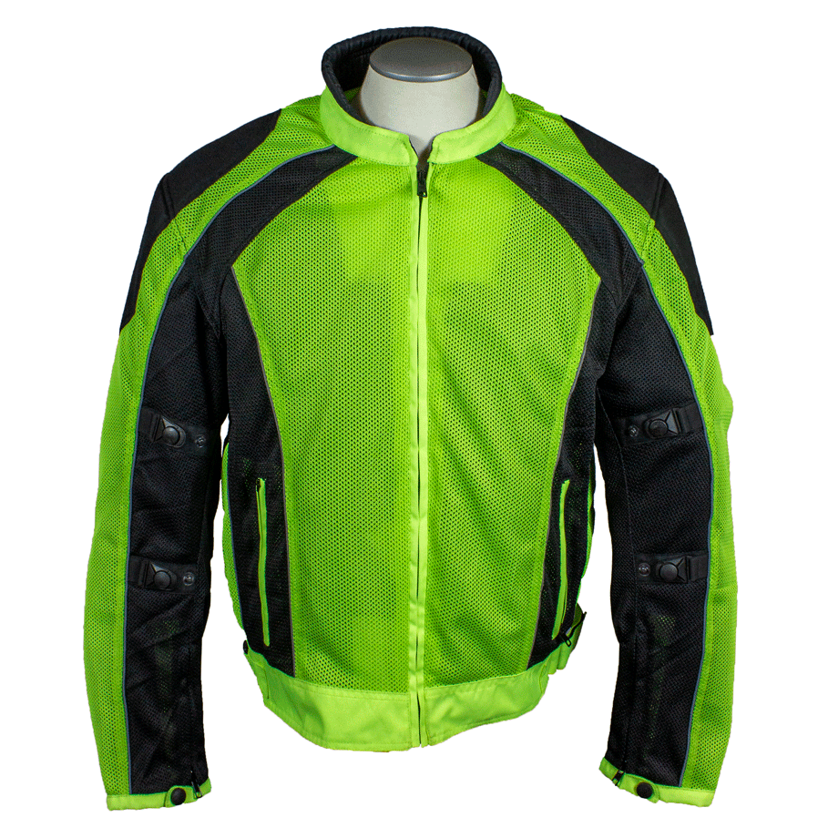 Milwaukee Leather Men's Armored Textile Motorcycle Jacket