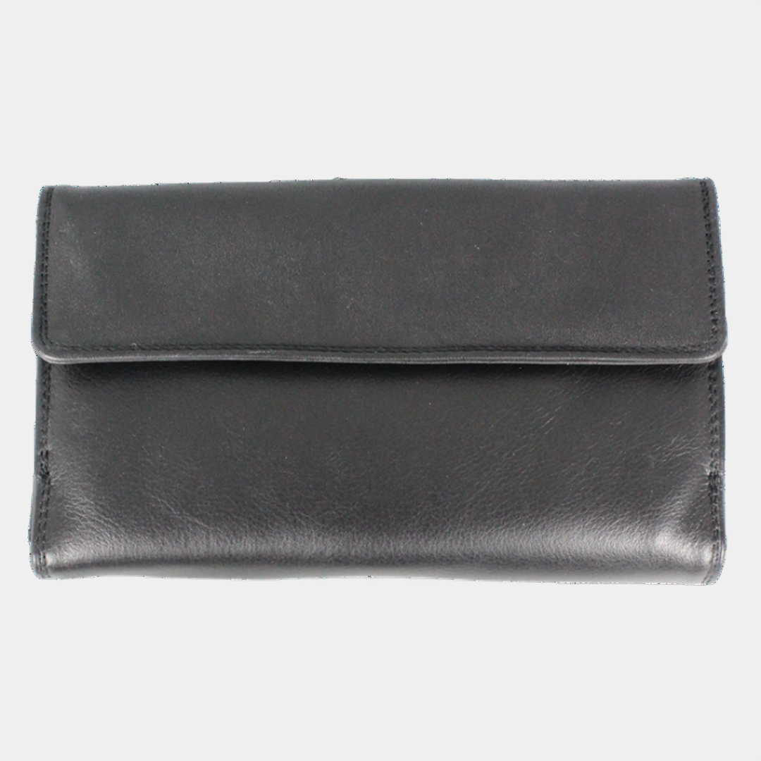 Women's Trifold Leather Organizer Wallet