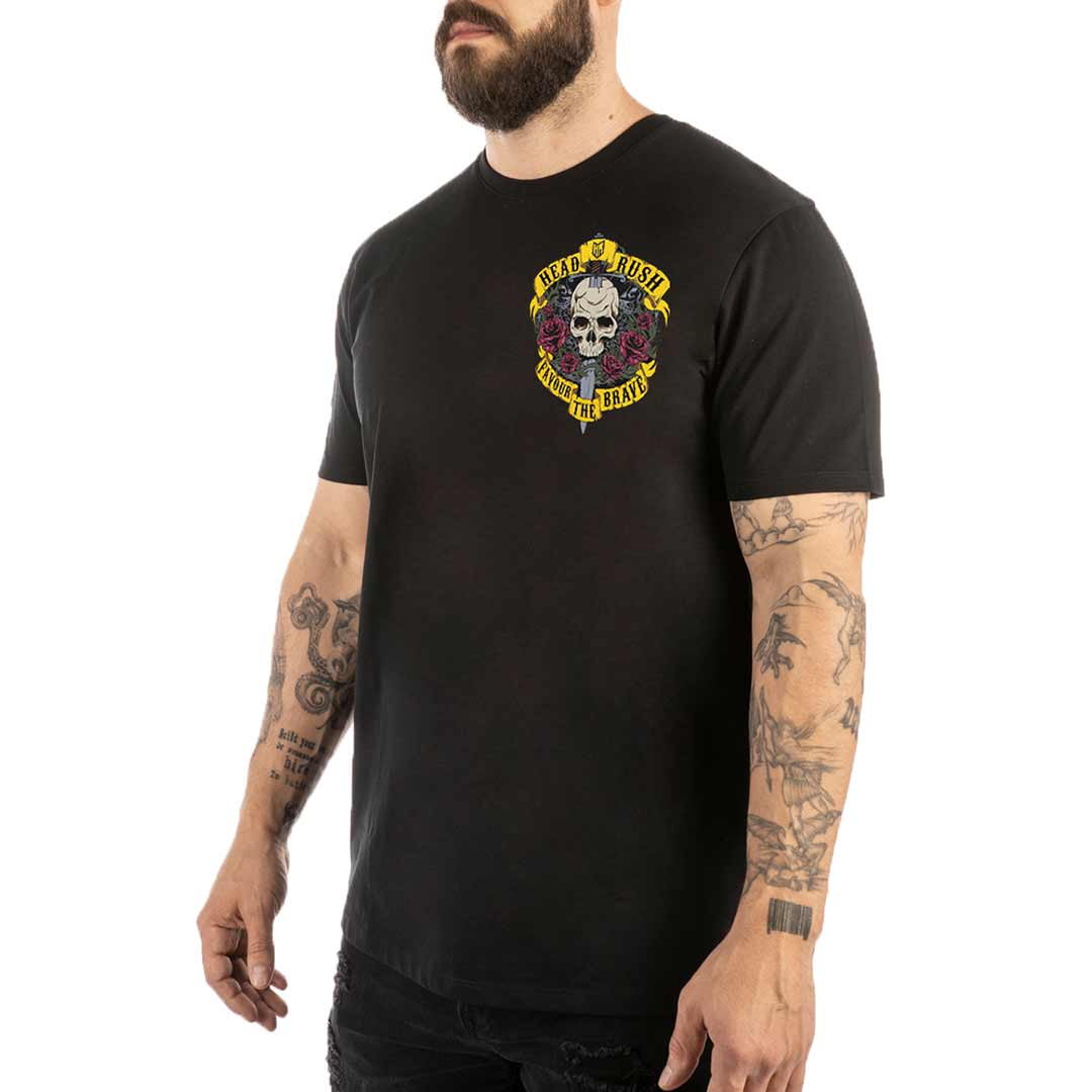 Headrush Men's Skull & Roses T-Shirt