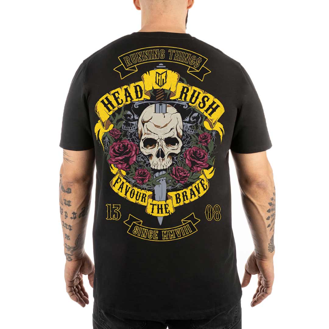 Headrush Men's Skull & Roses T-Shirt