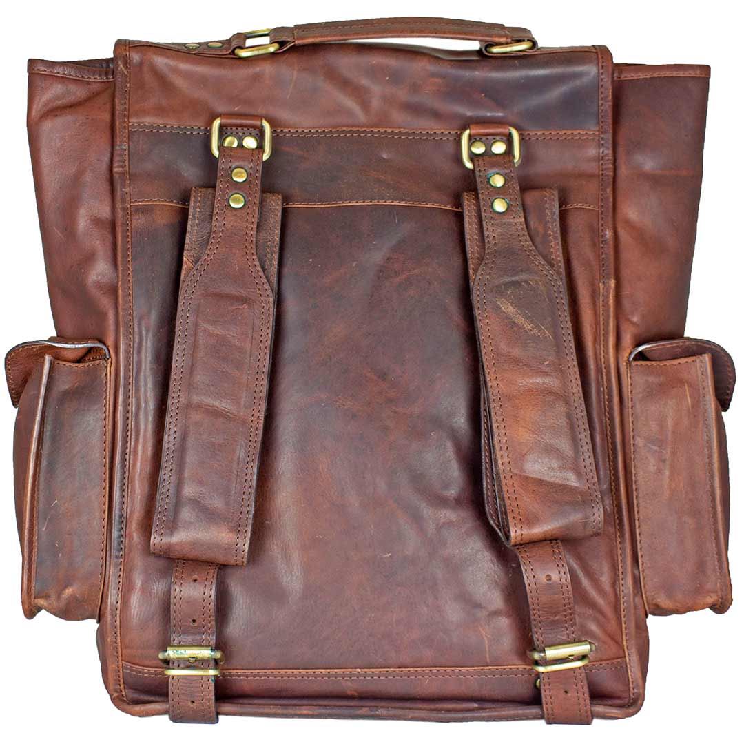 Viceroy Leather Messenger Backpack