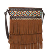 Montana West Aztec Tiered Fringe Collection Crossbody