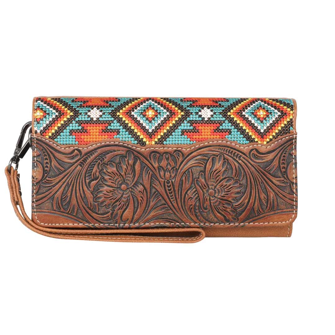 Montana West Tooled Collection Women's Wallet