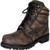 Open Road Men's 7" Lace-Up Motorcycle Boots