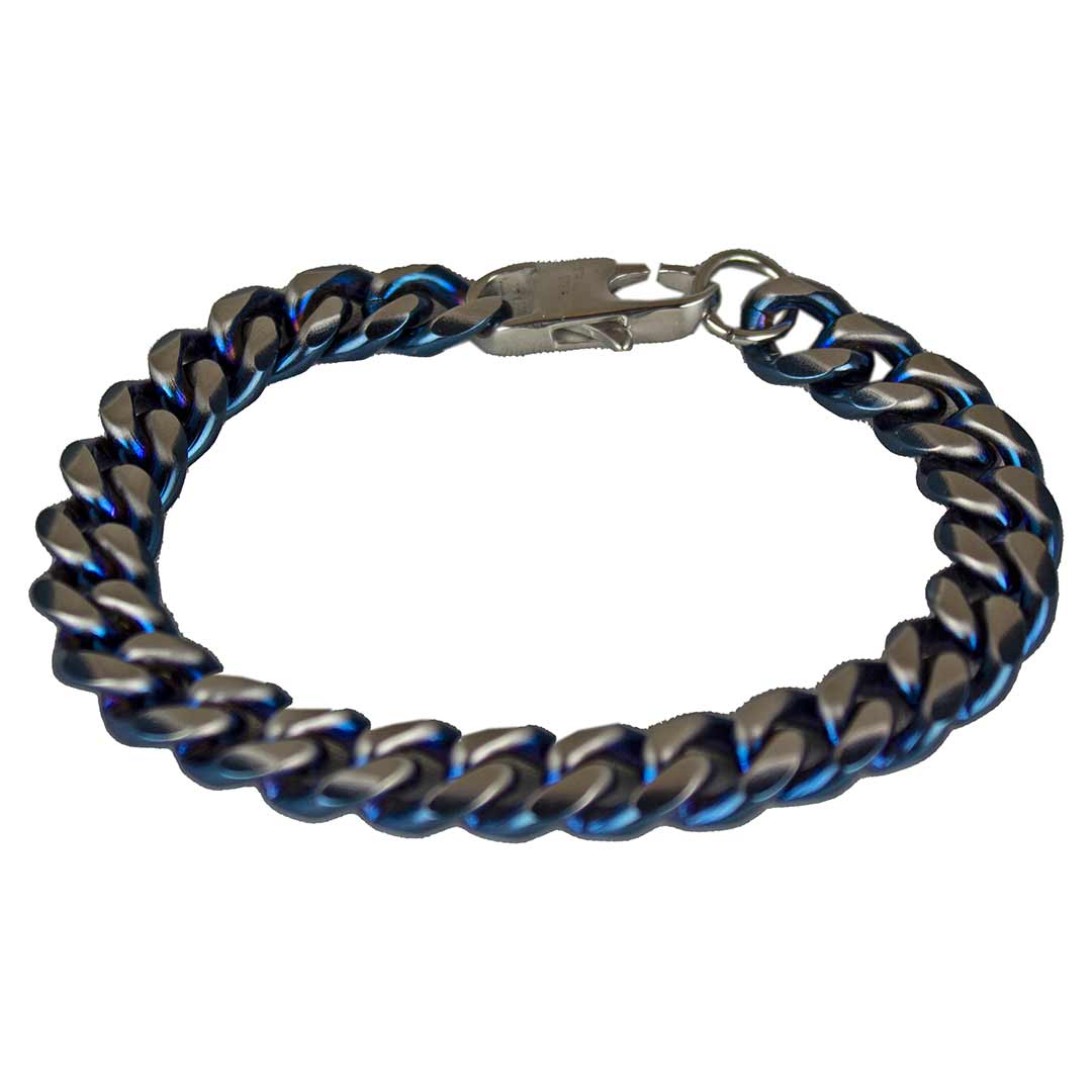 Steeltime Cuban Link Chain Bracelet
