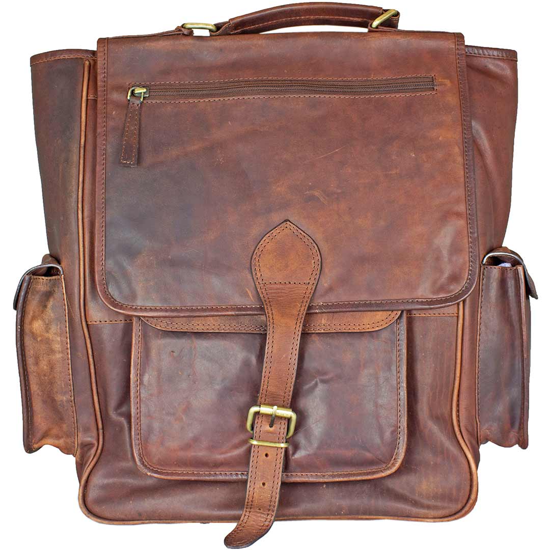 Viceroy Leather Messenger Backpack
