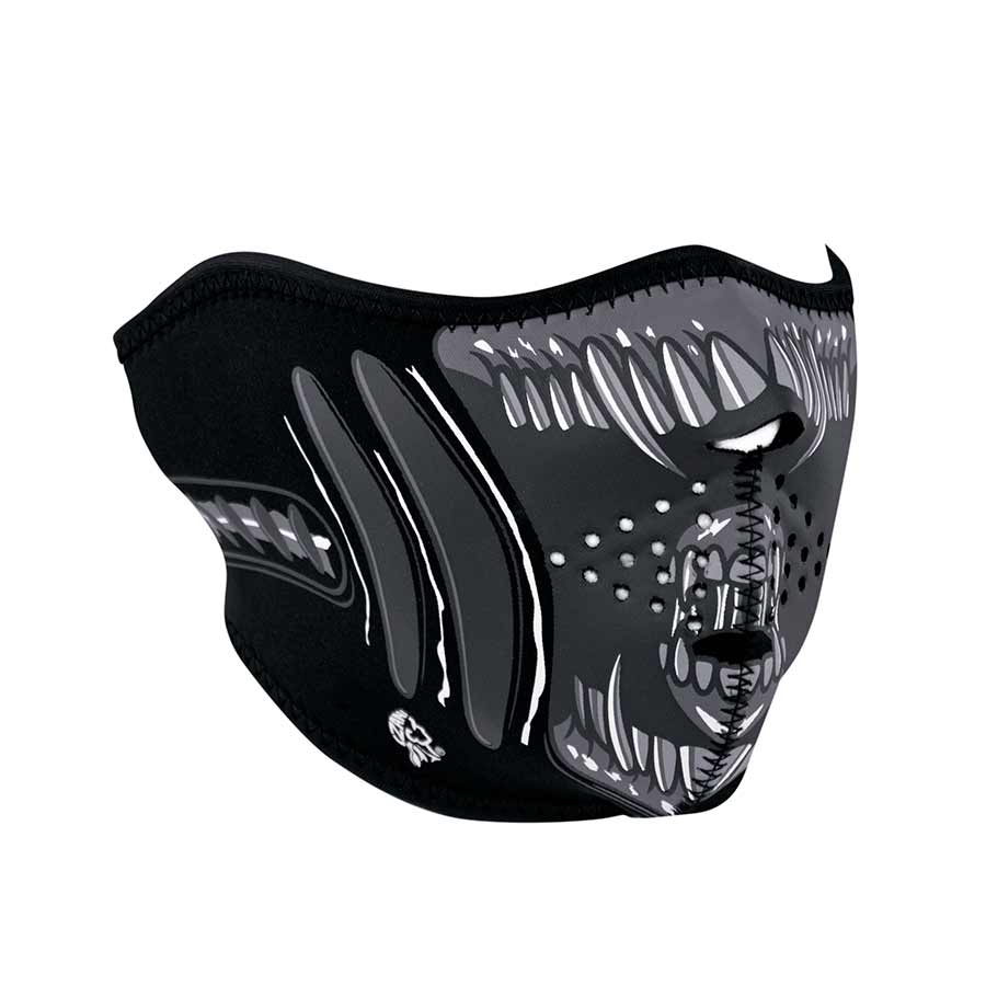 ZANheadgear Half Mask Neoprene Alien