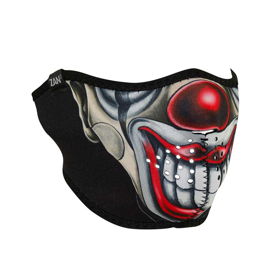 ZANheadgear Half Mask Neoprene Chicano Clown